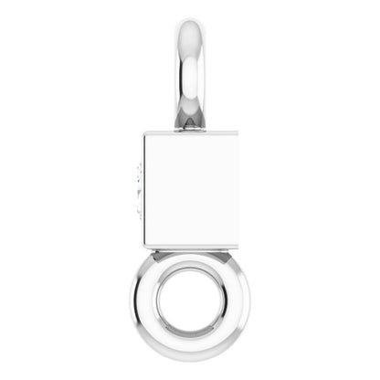 .025 CT Natural Diamond Link, 2.15 mm x 5.83 mm