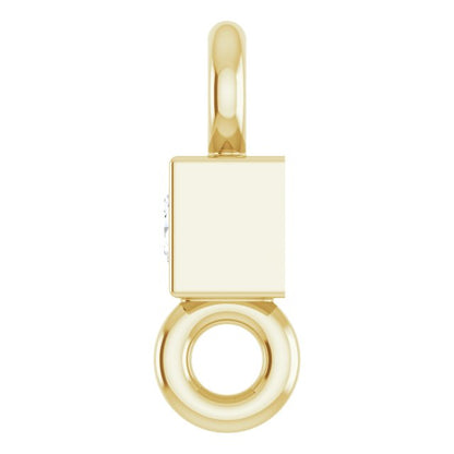.025 CT Natural Diamond Link, 2.15 mm x 5.83 mm