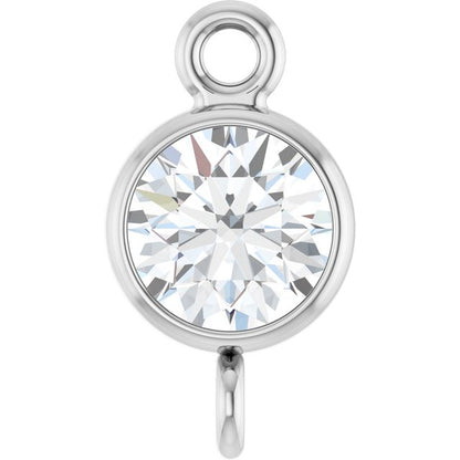 1/4 CT Natural Diamond Link, 4.7 mm x 8.6 mm