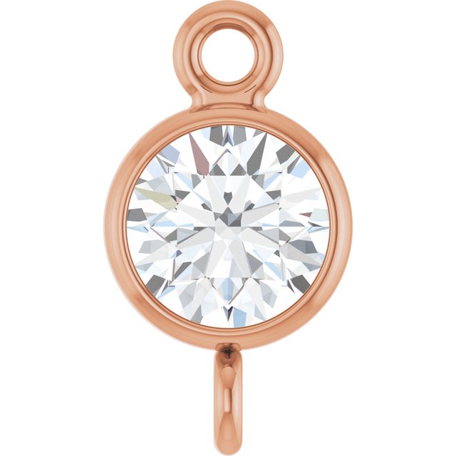 1/4 CT Natural Diamond Link, 4.7 mm x 8.6 mm