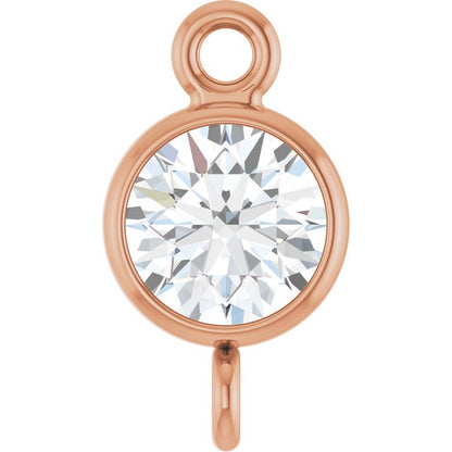 1/4 CT Lab-Grown Diamond Link, 4.7 mm x 8.6 mm