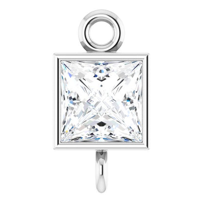 1/3 CT Natural Diamond Link, 4.39 mm x 8.13 mm
