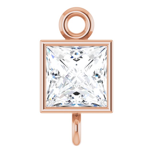1/3 CT Natural Diamond Link, 4.39 mm x 8.13 mm