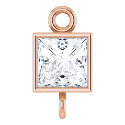 1/3 CT Natural Diamond Link, 4.39 mm x 8.13 mm
