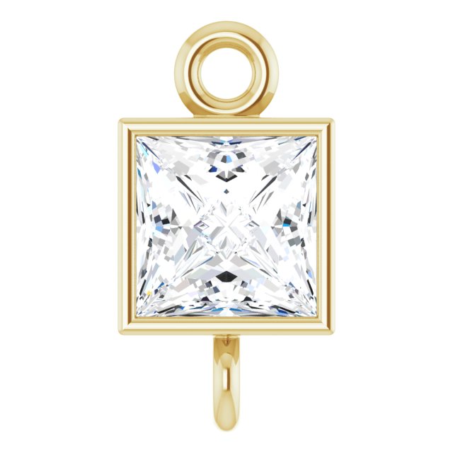 1/3 CT Natural Diamond Link, 4.39 mm x 8.13 mm