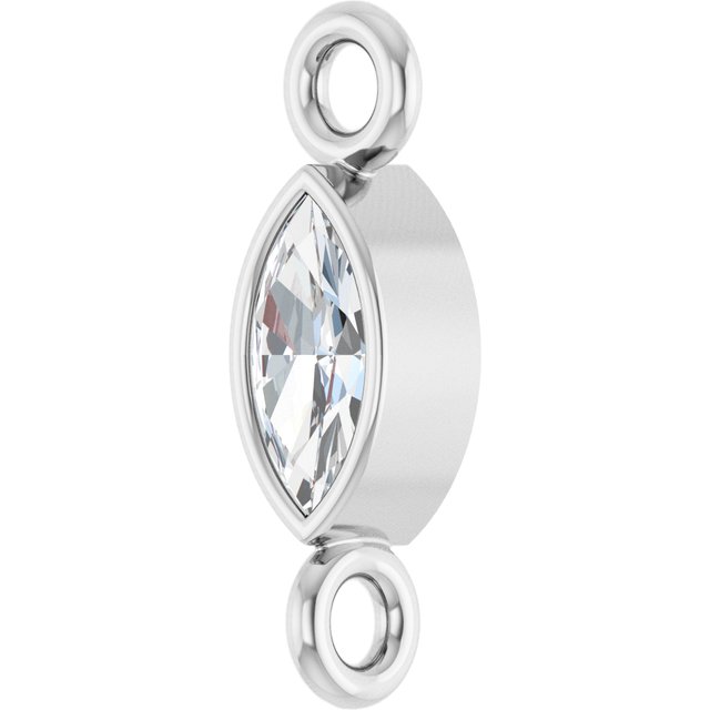 .07 CT Natural Diamond Link, 2.6 mm x 8.25 mm