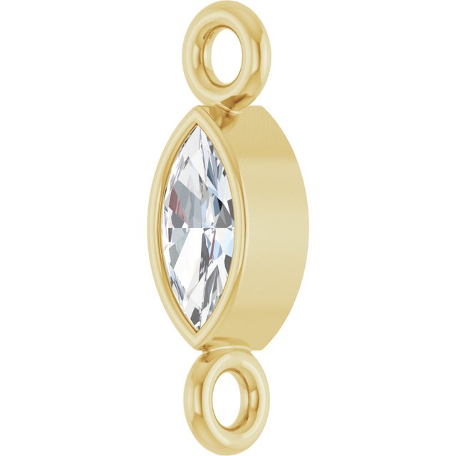.07 CT Lab-Grown Diamond Link, 2.6 mm x 8.25 mm