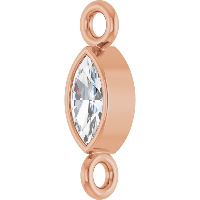 .07 CT Lab-Grown Diamond Link, 2.6 mm x 8.25 mm