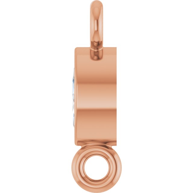 .05 CT Lab-Grown Diamond Link, 2.35 mm x 7.88 mm
