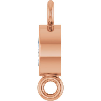 .05 CT Lab-Grown Diamond Link, 2.35 mm x 7.88 mm
