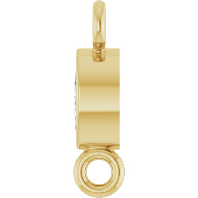 .05 CT Lab-Grown Diamond Link, 2.35 mm x 7.88 mm