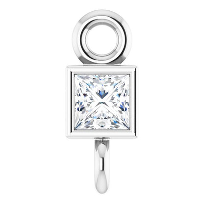 .05 CT Lab-Grown Diamond Link, 2.5 mm x 6.34 mm