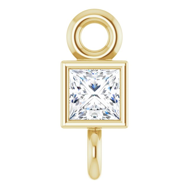 .05 CT Lab-Grown Diamond Link, 2.5 mm x 6.34 mm