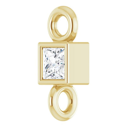 .035 CT Natural Diamond Link