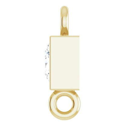 1/6 CT Lab-Grown Diamond Link, 3.5 mm x 7.38 mm