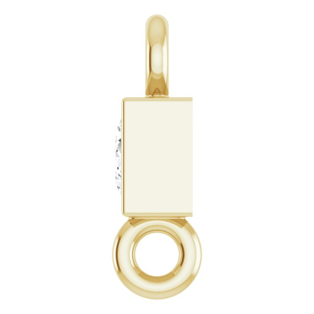 .07 CT Natural Diamond Link, 2.8 mm x 6.65 mm