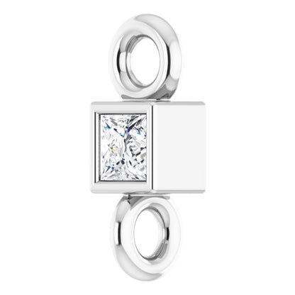 .025 CT Natural Diamond Link, 2.15 mm x 5.83 mm