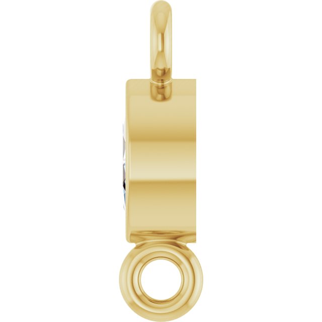 .05 CT Lab-Grown Diamond Link, 2.35 mm x 7.88 mm