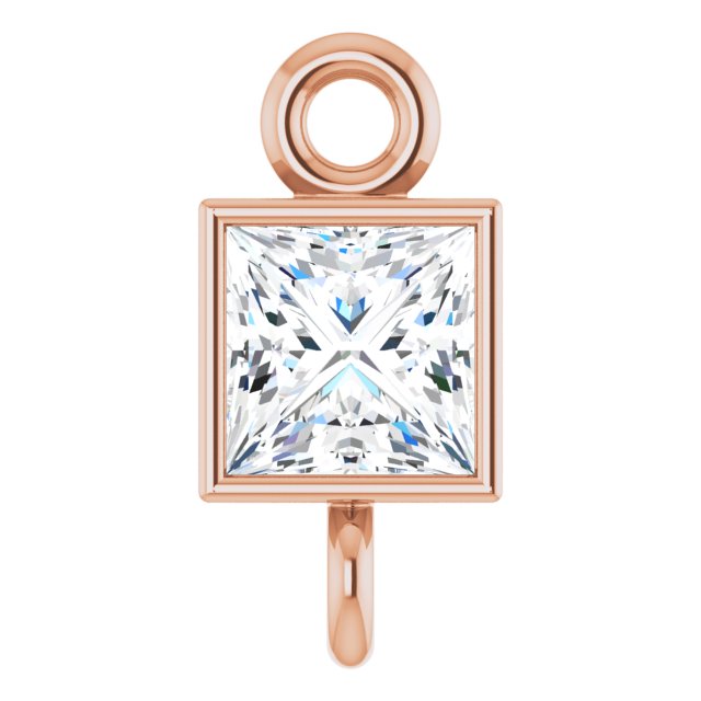 1/6 CT Natural Diamond Link, 3.5 mm x 7.38 mm