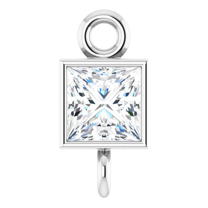 1/6 CT Natural Diamond Link, 3.5 mm x 7.38 mm