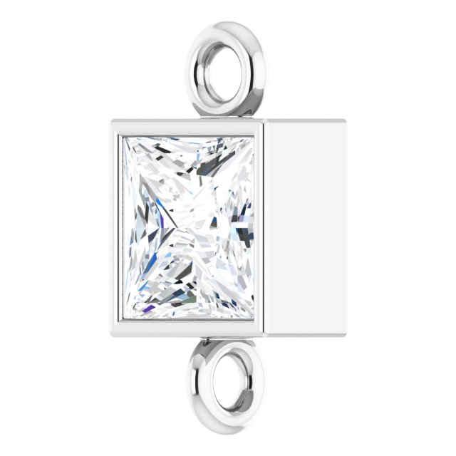 1/3 CT Natural Diamond Link, 4.39 mm x 8.13 mm