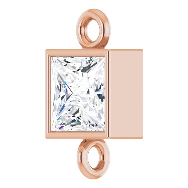 1/3 CT Natural Diamond Link, 4.39 mm x 8.13 mm
