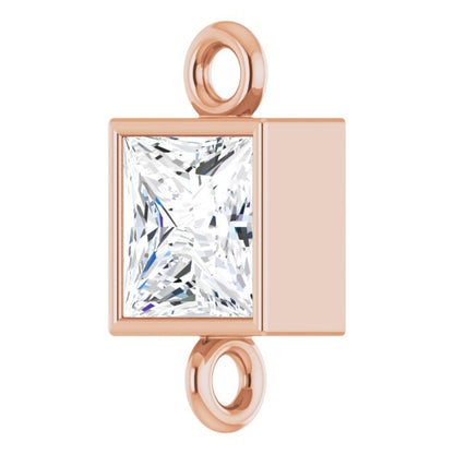 1/3 CT Natural Diamond Link, 4.39 mm x 8.13 mm