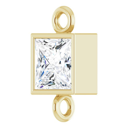 1/3 CT Natural Diamond Link, 4.39 mm x 8.13 mm
