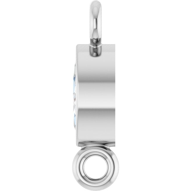 .07 CT Natural Diamond Link, 2.6 mm x 8.25 mm