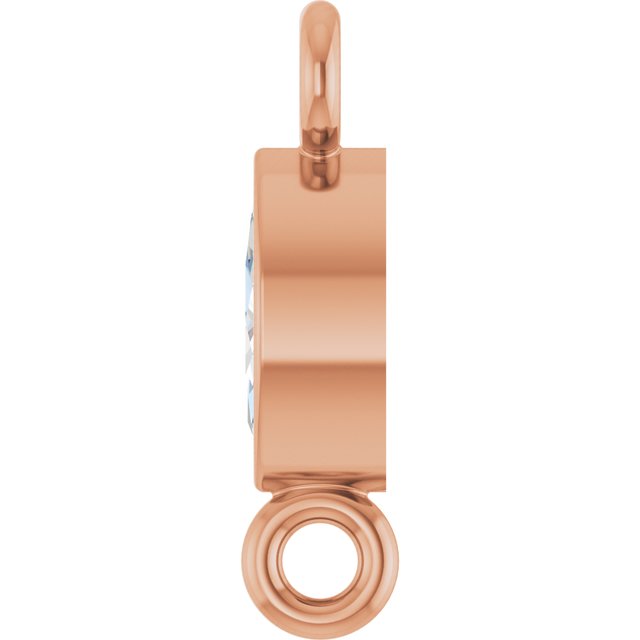 .07 CT Lab-Grown Diamond Link, 2.6 mm x 8.25 mm