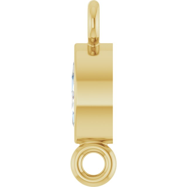 .07 CT Lab-Grown Diamond Link, 2.6 mm x 8.25 mm