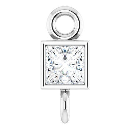 .07 CT Natural Diamond Link, 2.8 mm x 6.65 mm