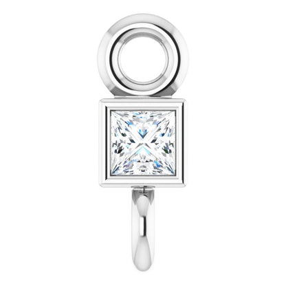 .025 CT Natural Diamond Link, 2.15 mm x 5.83 mm