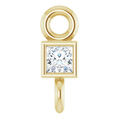 .025 CT Natural Diamond Link, 2.15 mm x 5.83 mm