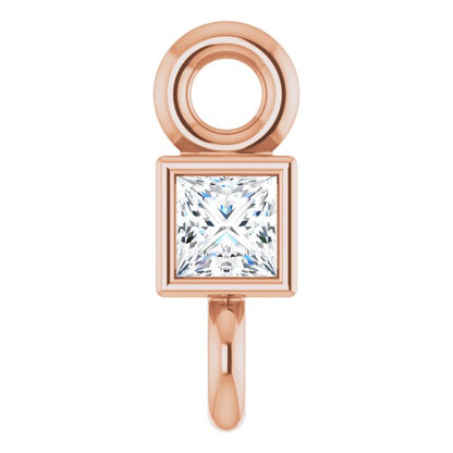 .025 CT Natural Diamond Link, 2.15 mm x 5.83 mm