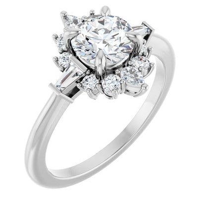 .08 CTW Natural Diamond Matching Band, 7.41 mm