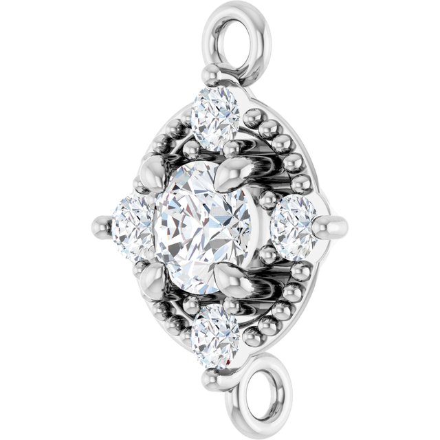 1/6 CTW Lab-Grown Diamond Link, 7.39 mm x 9.85
