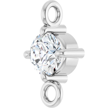 1/10 CT Natural Diamond Link, 4.1 mm x 7.53