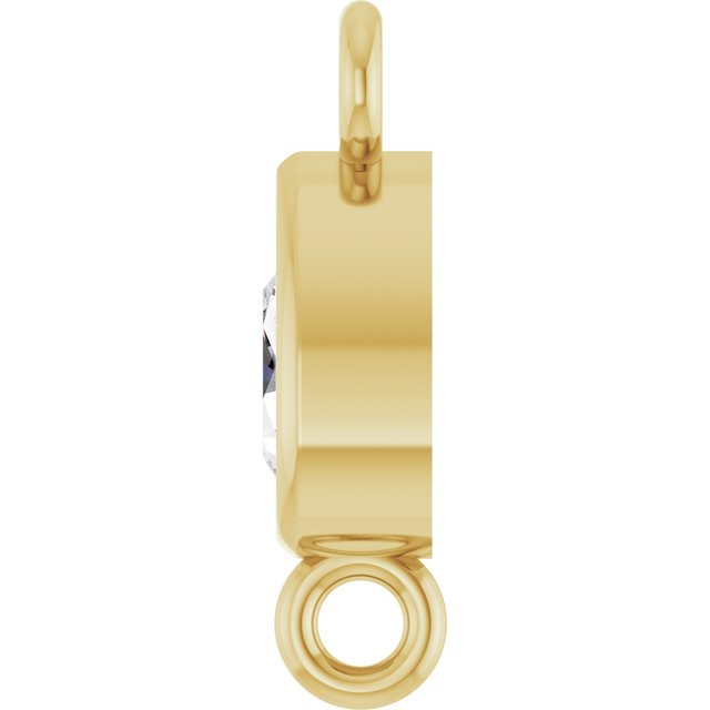 1/10 CT Lab-Grown Diamond Link, 3.5 mm x 5 mm