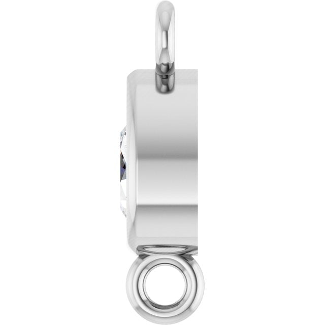 1/10 CT Lab-Grown Diamond Link, 3.5 mm x 5 mm
