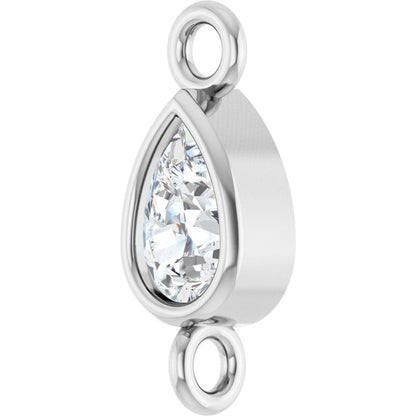 1/10 CT Lab-Grown Diamond Link, 3.5 mm x 5 mm