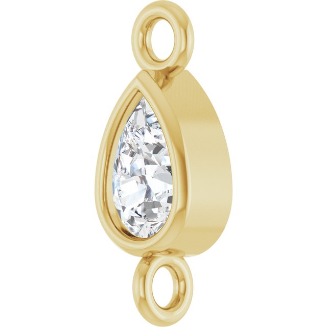 1/10 CT Lab-Grown Diamond Link, 3.5 mm x 5 mm