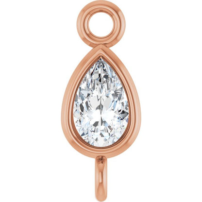1/10 CT Lab-Grown Diamond Link, 3.5 mm x 5 mm