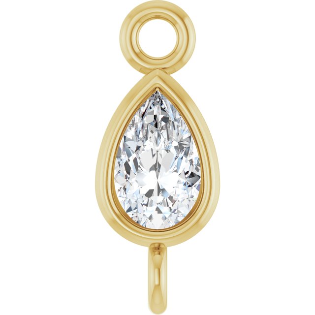 1/10 CT Lab-Grown Diamond Link, 3.5 mm x 5 mm