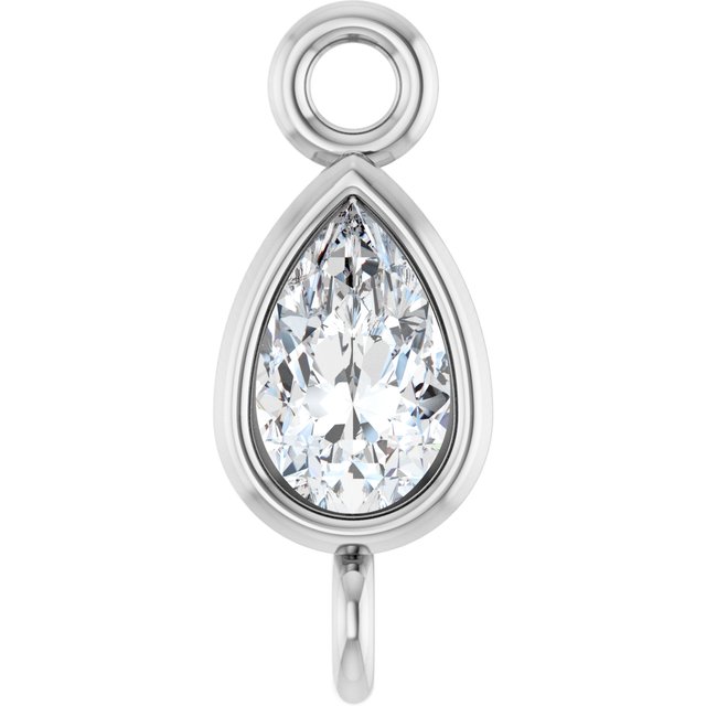 1/10 CT Lab-Grown Diamond Link, 3.5 mm x 5 mm