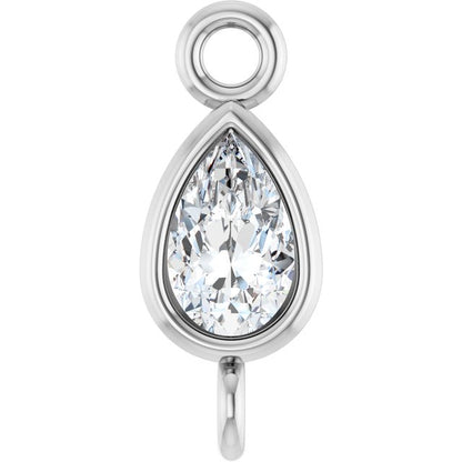 1/10 CT Lab-Grown Diamond Link, 3.5 mm x 5 mm