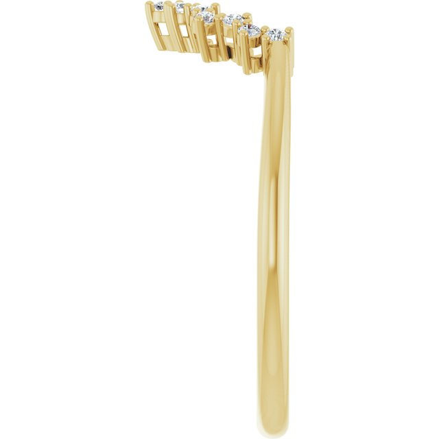 .08 CTW Natural Diamond Matching Band, 7.41 mm