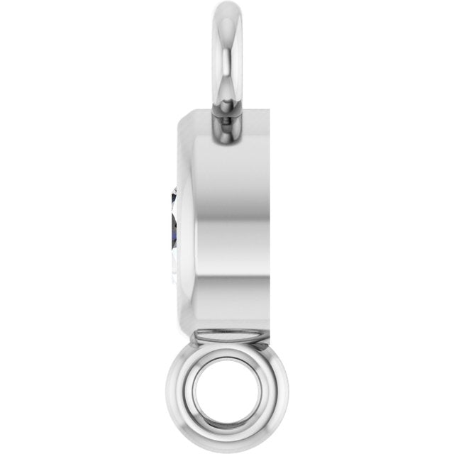 .05 CT Natural Diamond Link, 2.5 mm x 7 mm