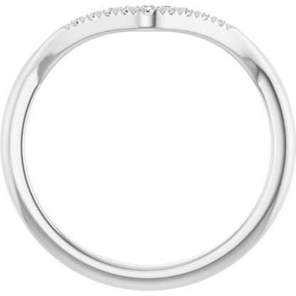.07 CTW Natural Diamond French-Set Matching Band