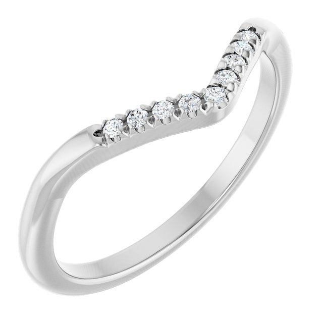 .07 CTW Natural Diamond French-Set Matching Band